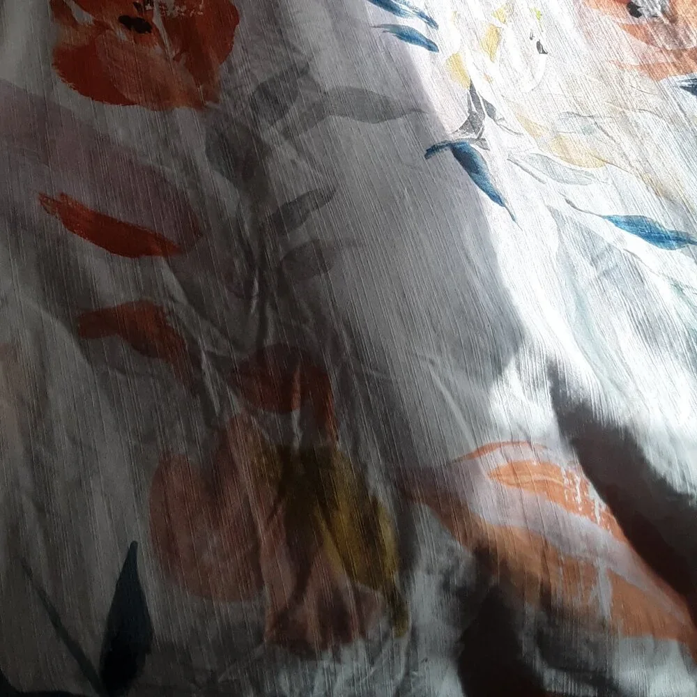 Anthropologie Botanical Queen Duvet Cover Set. Duvet Cover PLUS 2 Euro Shams